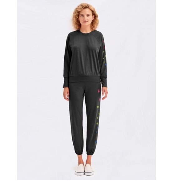 New Sundry Star Print Jogger Sweatpants NWT Size XS (0) - Picture 6 of 14